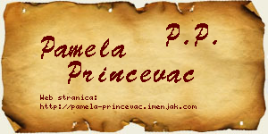 Pamela Prinčevac vizit kartica